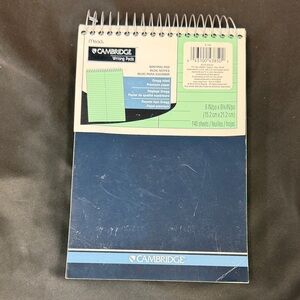 Mead Cambridge Spiral Writing Pad Gregg Ruled premium paper 6 inch x 8 3/8 inch